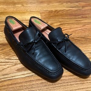 Tod’s Tie Loafers, Black, Fully Soled M8.5
